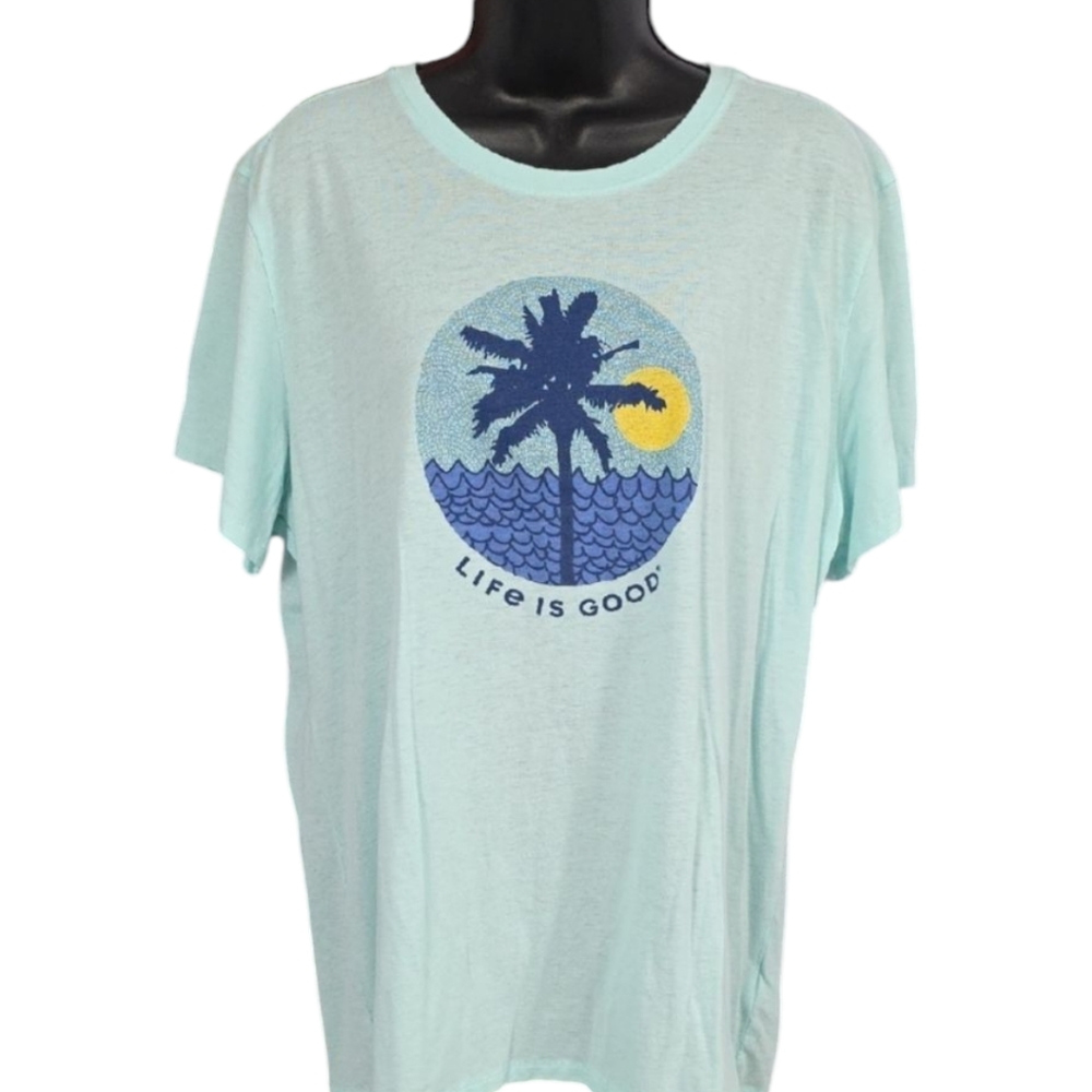 Life is Good "Cool Tee" Palm Tree Graphic - Picture 4 of 8